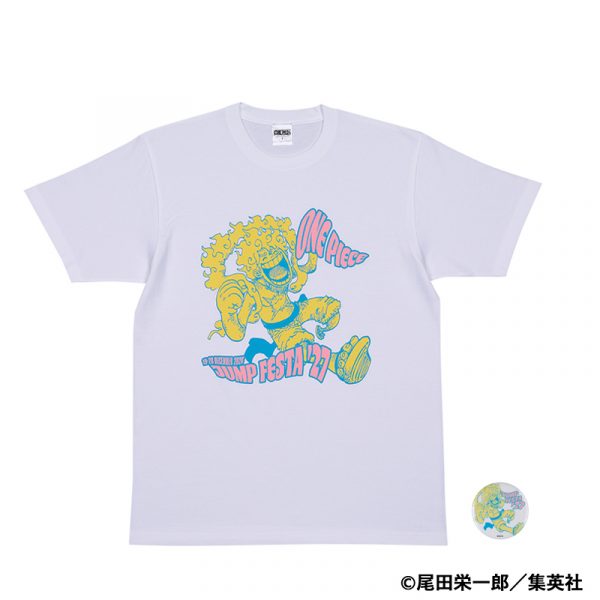 缶バッジ付きTシャツ