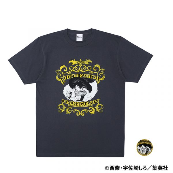 缶バッジ付きTシャツ 